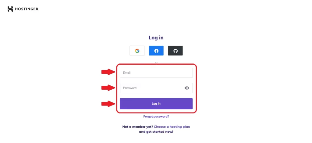 Step 2 - Fill out login form