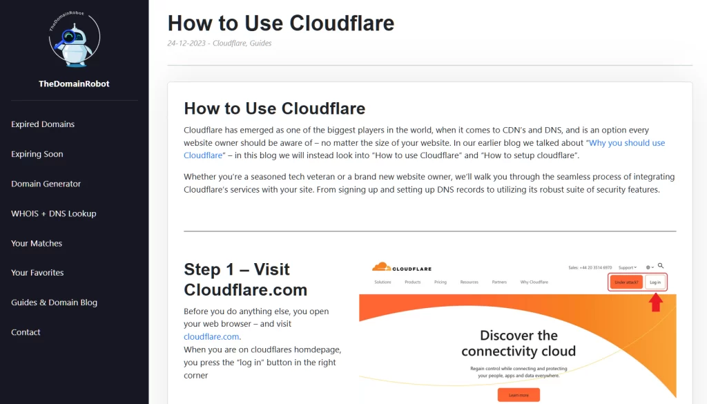 Step 0 - Setup cloudflare as your DNS